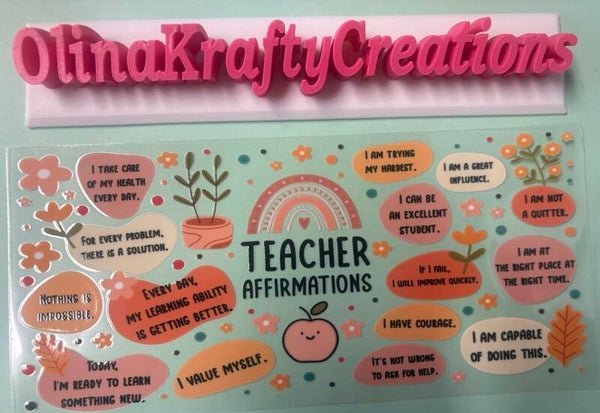 Teacher Affirmations