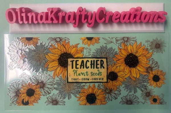 Teacher Plant Seeds with Sunflowers