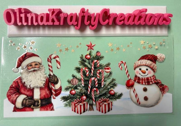Santa and Snowman