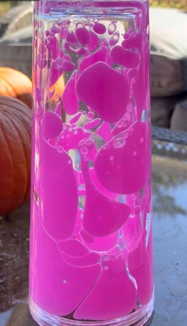 24 ounce Acrylic Tapered snow globes