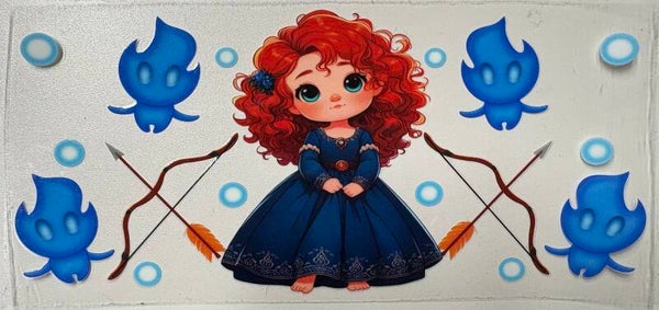 Merida’s Brave Spirit — 16 oz Acrylic Snow Globe Tumbler