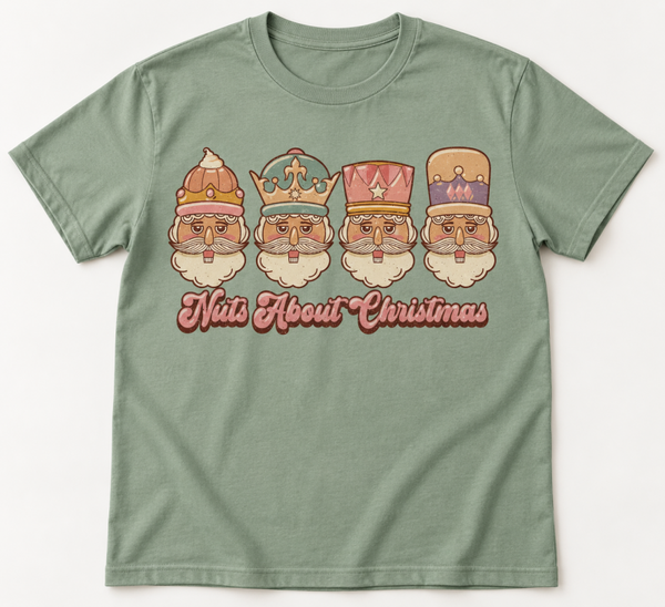 Nuts About Christmas Nutcracker Tee