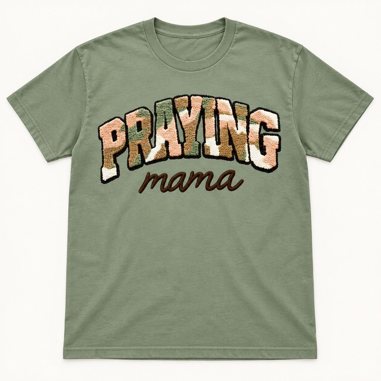 Praying Mama Earth-Tone Tee