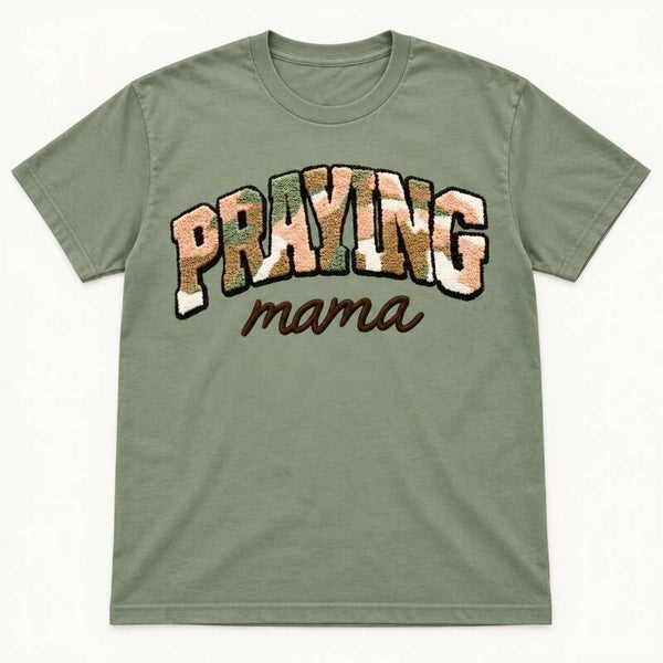 Praying Mama Earth-Tone Tee