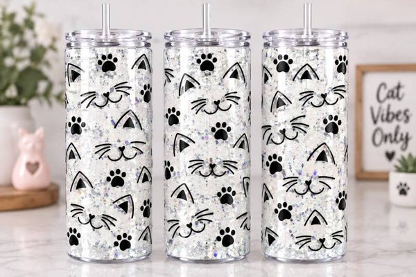 16oz Silhouettes Cat