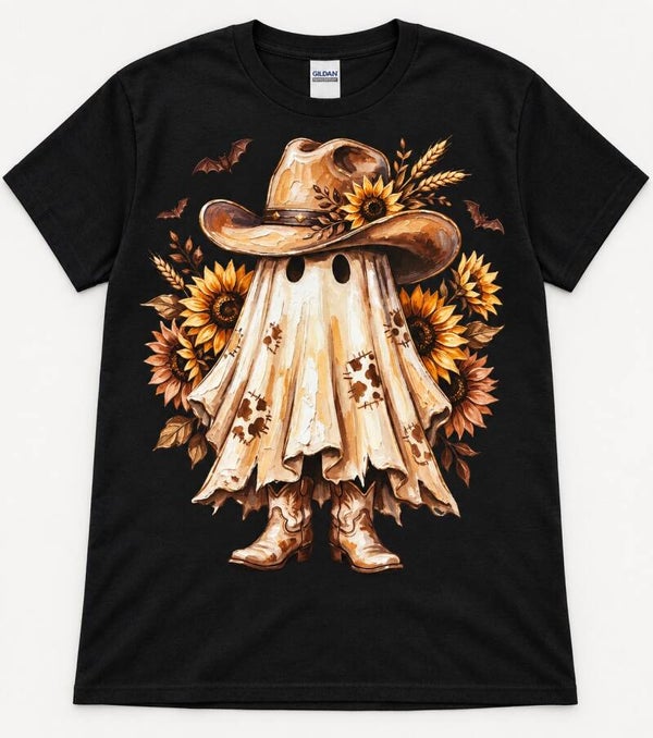 Sunflower Cowboy Ghost Tee