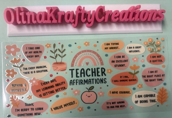 Teacher Affirmations