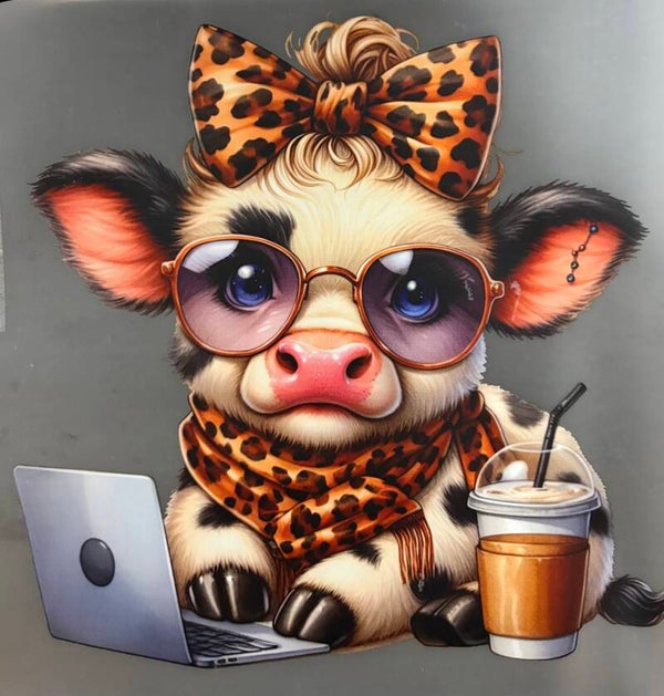 Working Highlander Cow