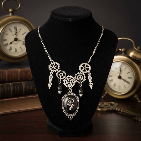 Steampunk Collier  "Industry Romance"