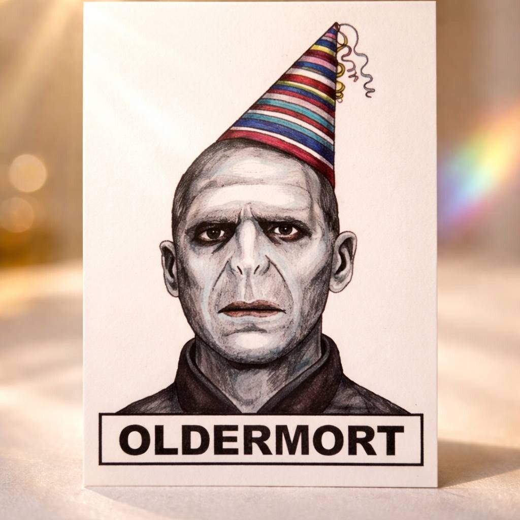 Witzige Geburtstagskarte - Oldermord