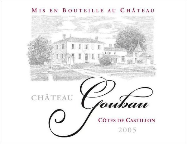 Château Goubau 2005 Côtes de Castillon - Mise au Château 0,75L