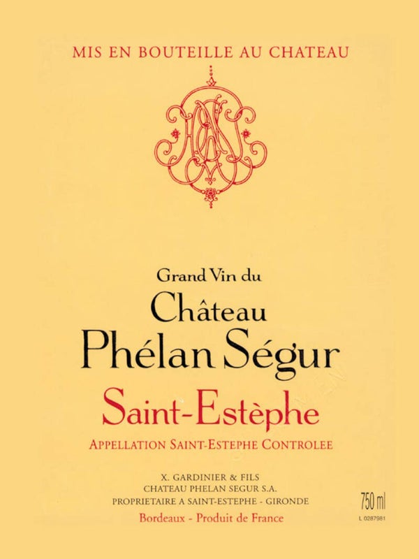 Château Phélan Ségur 2019 Saint Estèphe 0,75L