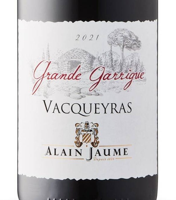 Vacqueyras " Grande Garrigue" 2024 Domaine ALAIN JAUME Biologique - Rhône 0,75L