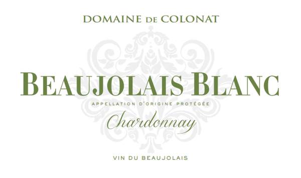 Beaujolais Bllanc 2023 Domaine du Colonat - Beaujolais - Bourgogne 0,75L