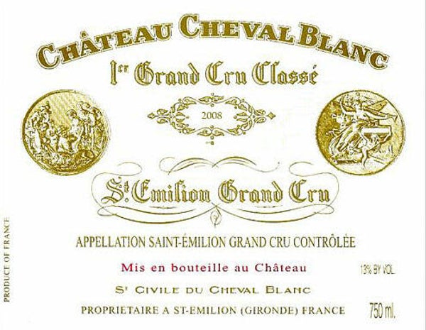 Château Cheval Blanc 2018 Saint Emilion Premier Grand Cru Classé A 0,75L