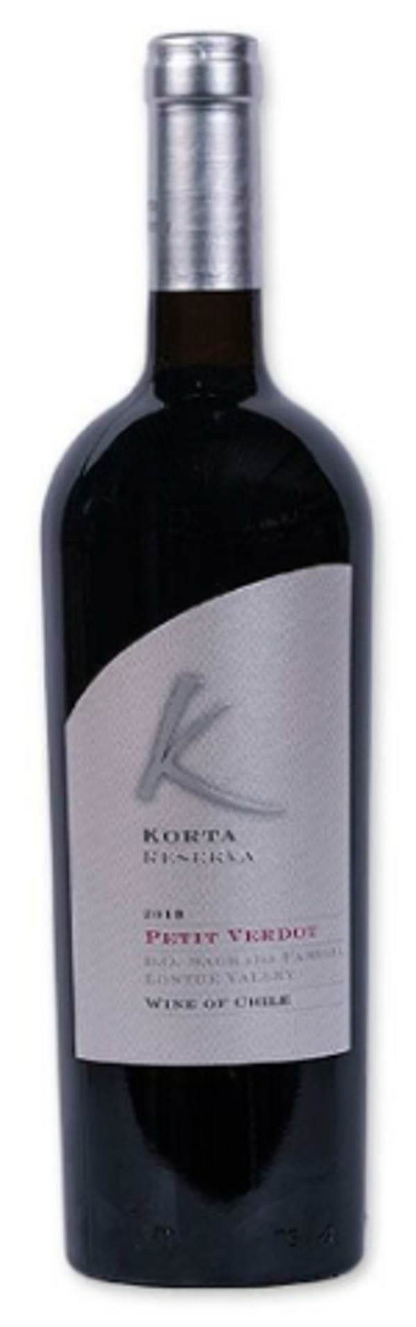 Carmenere RESERVA 2016 Korta Vineyards - Lontué Valley Chili 0,75L