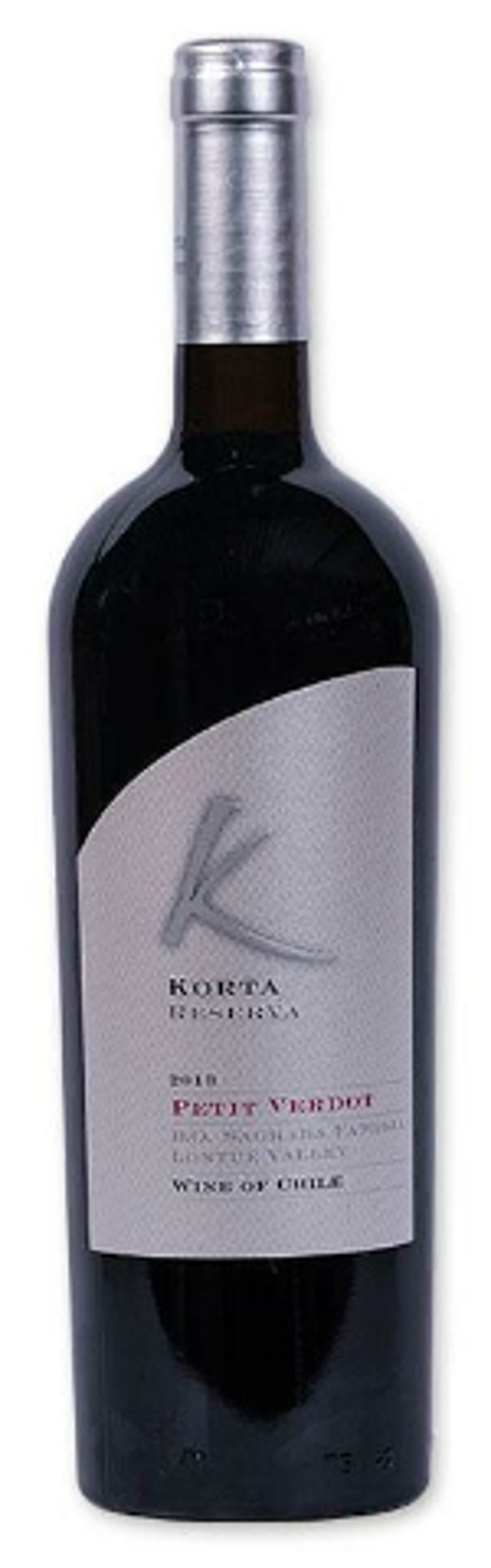 Petit Verdot RESERVA 2019 Korta Vineyards Lontué Valley Chili 0,75L