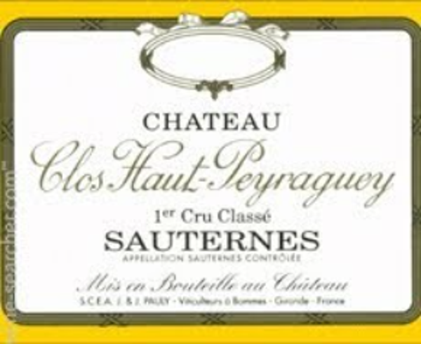Château Clos Haut Peyraguey 2013 Sauternes Premier Grand Cru Classé 0,75L