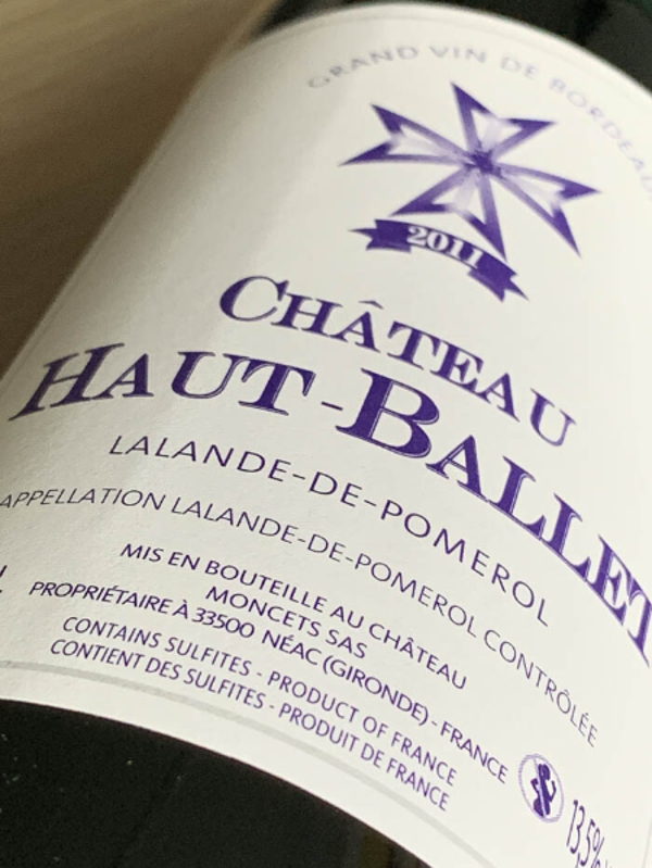 Château Haut Ballet 2019 Lalande de Pomerol - Bordeaux 0,75L