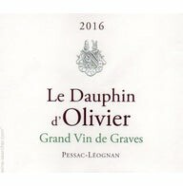 Château Olivier "Dauphin d'Olivier" 2016 Péssac Léognan 0,75L