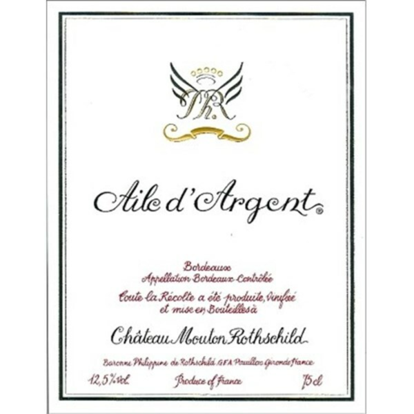 Aile d'Argent de Mouton Rothschild 2019 Bordeaux Blanc 0,75L