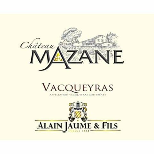 Vacqueyras "Château Mazane" 2016 Domaine ALAIN JAUME Bio - Rhône 0,75L