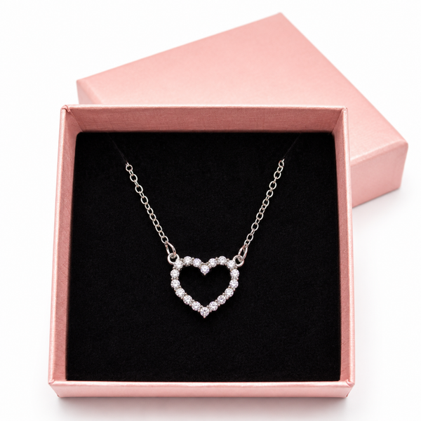 Hollow Heart Necklace