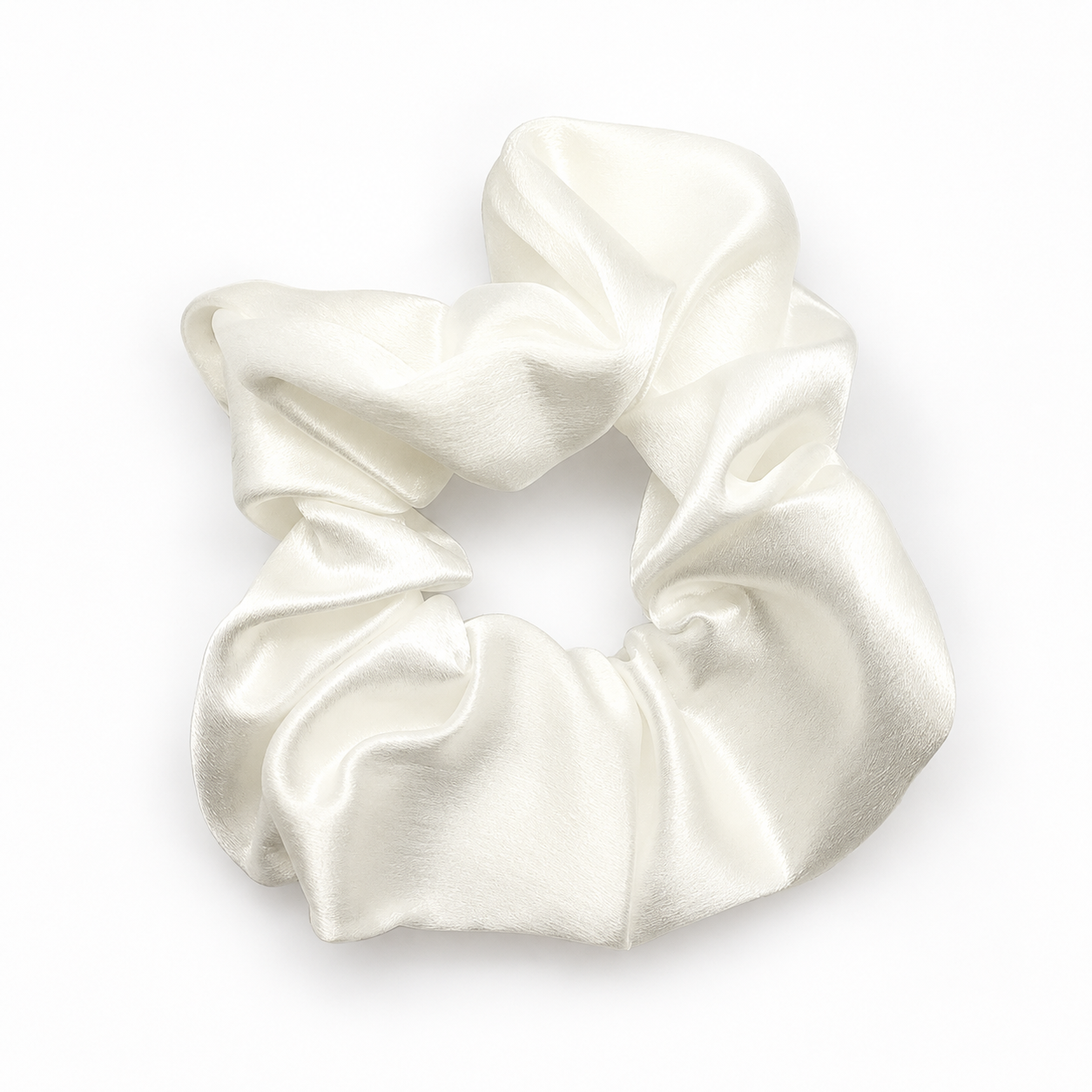 White Scrunchie