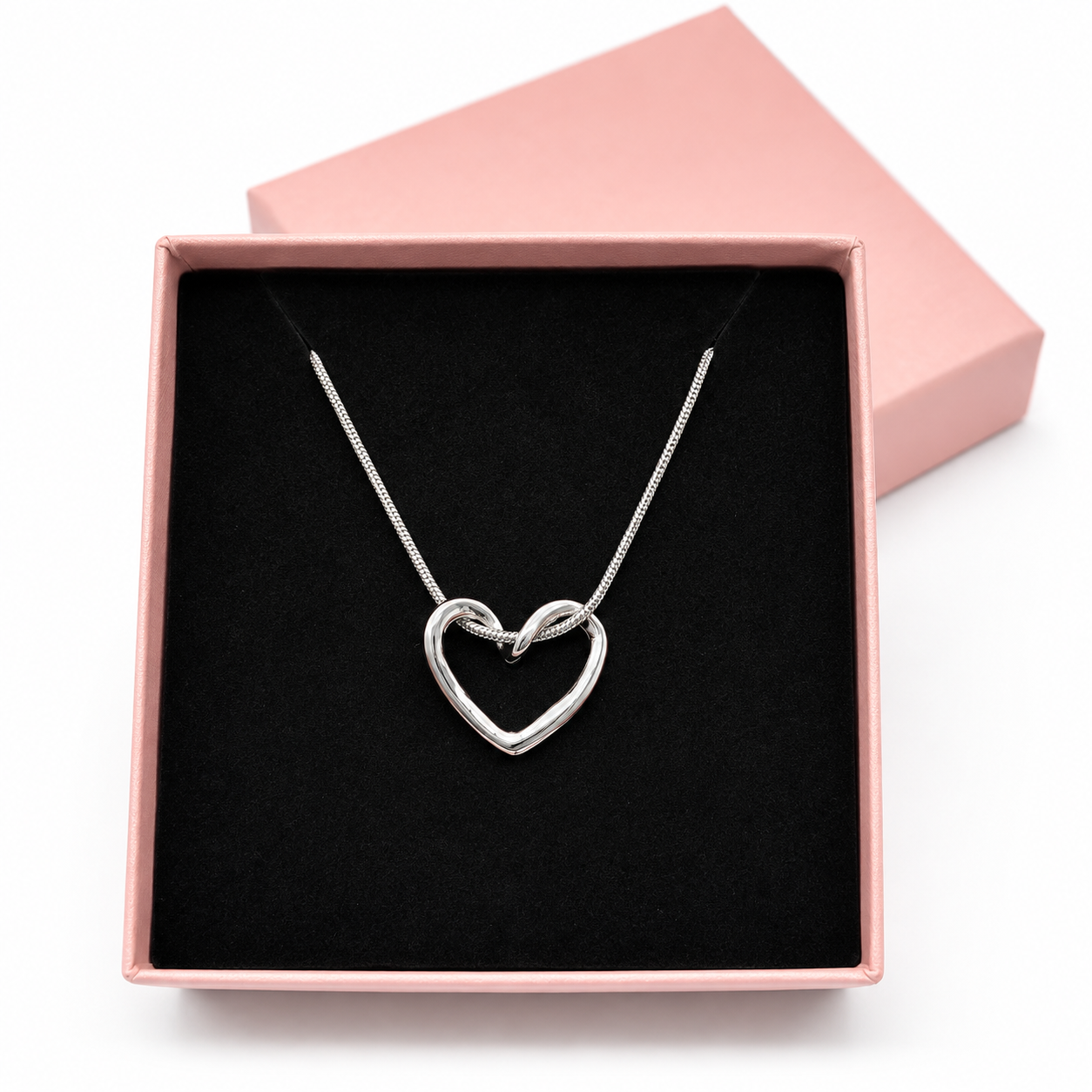 Laced Heart Necklace