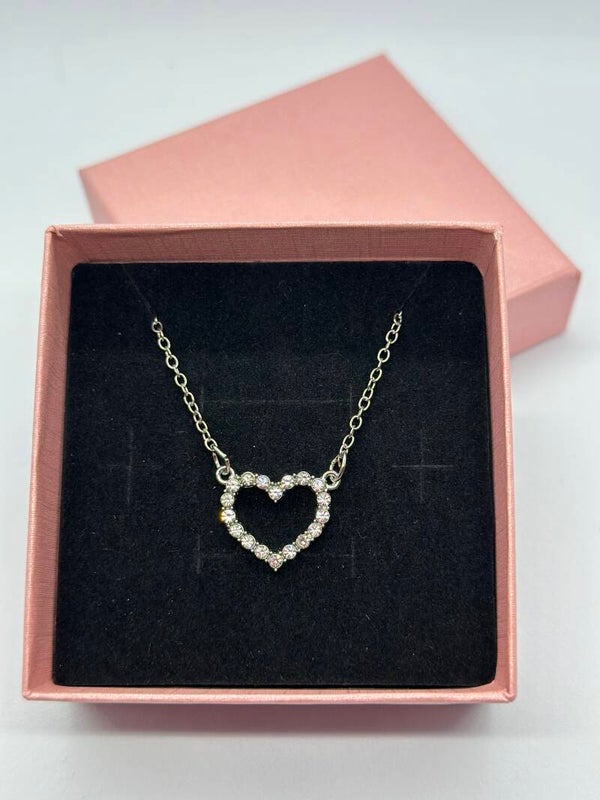 Hollow Heart Necklace