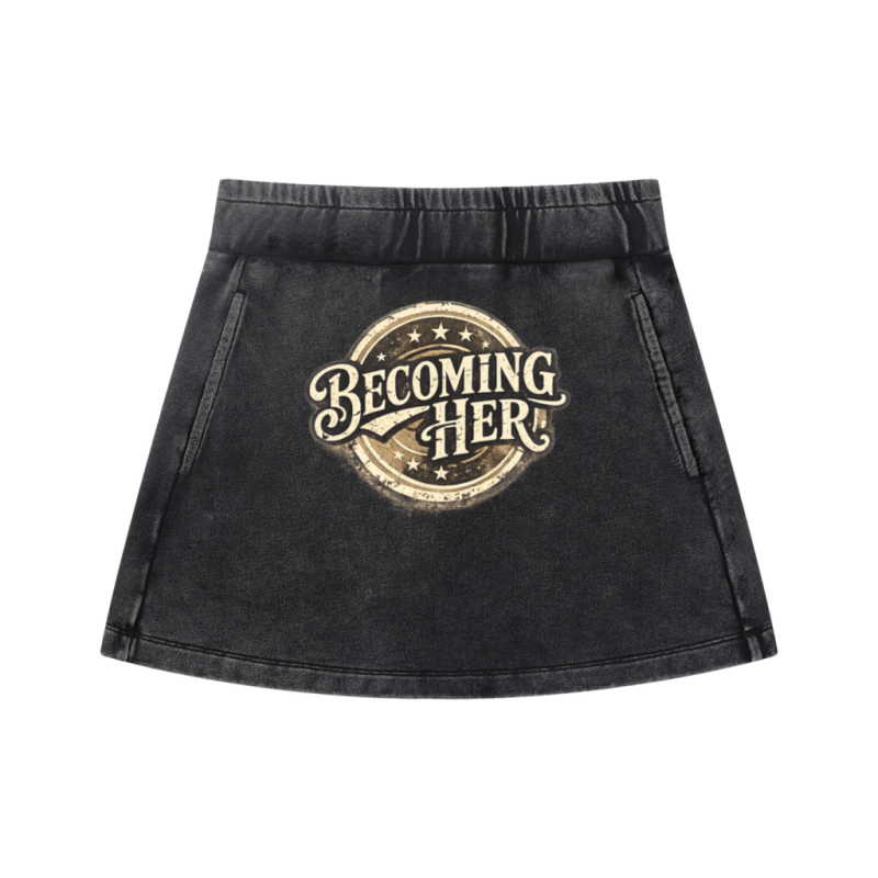Vintage style short skirt