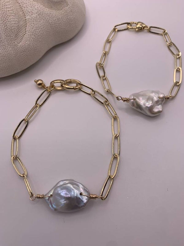 King Keshi Paperclip Bracelet