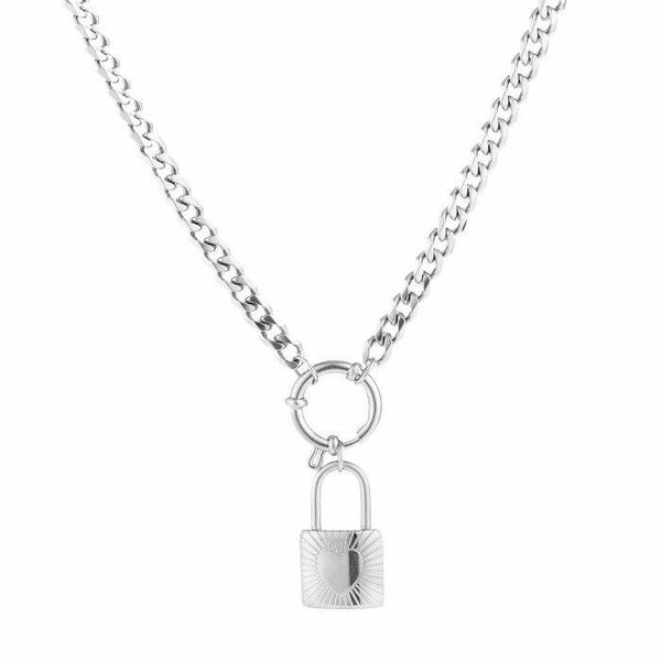Ketting - LOCK (zilver)