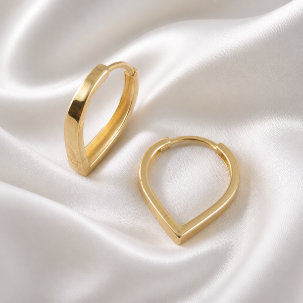 14K Yellow Gold Hoop Earrings