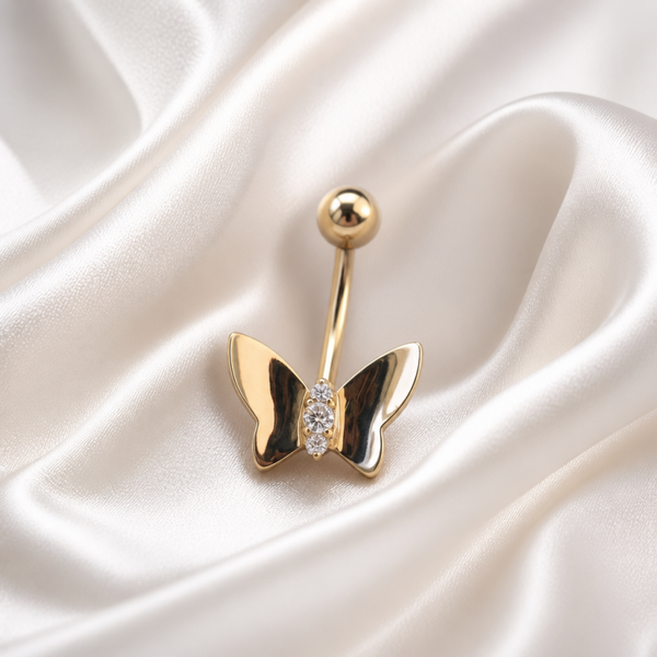 14K Yellow Gold Pircing