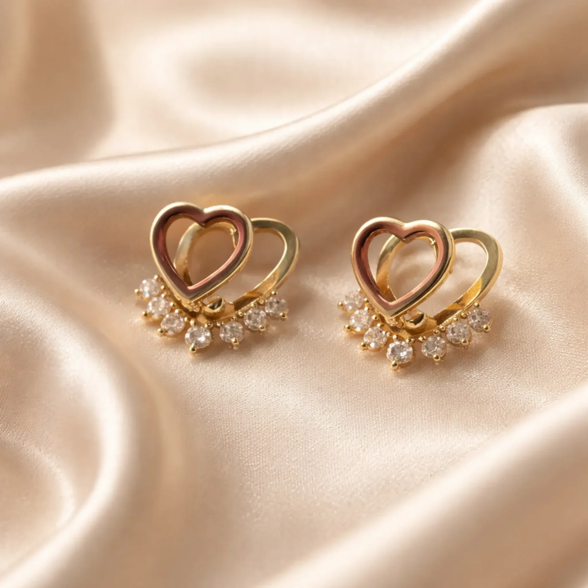 14K Yellow Gold Hoop Earrings