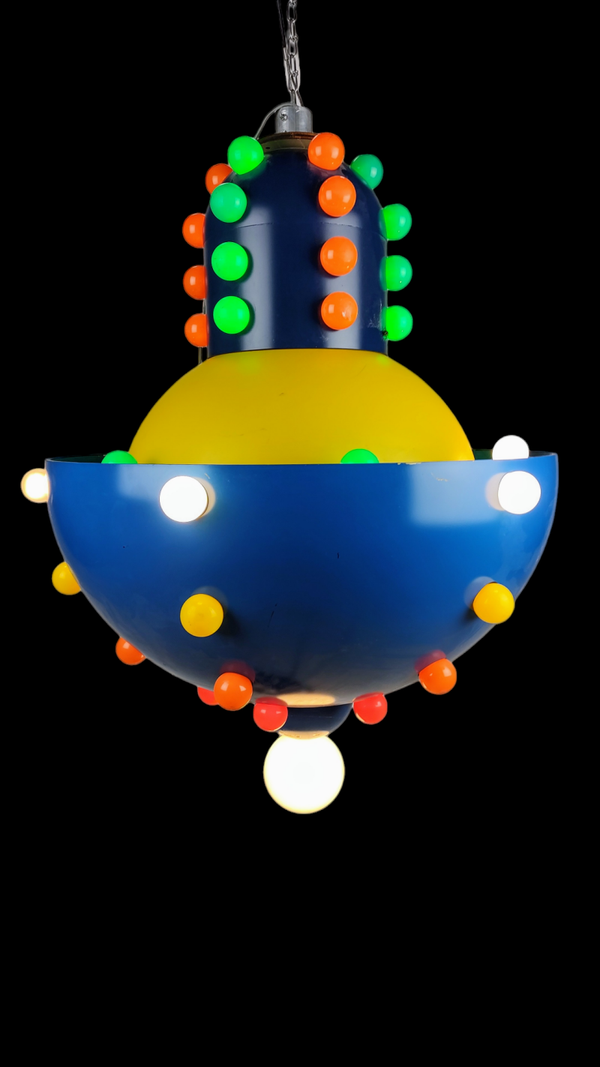 Set of 2 post-modern XXL chandeliers SOLD