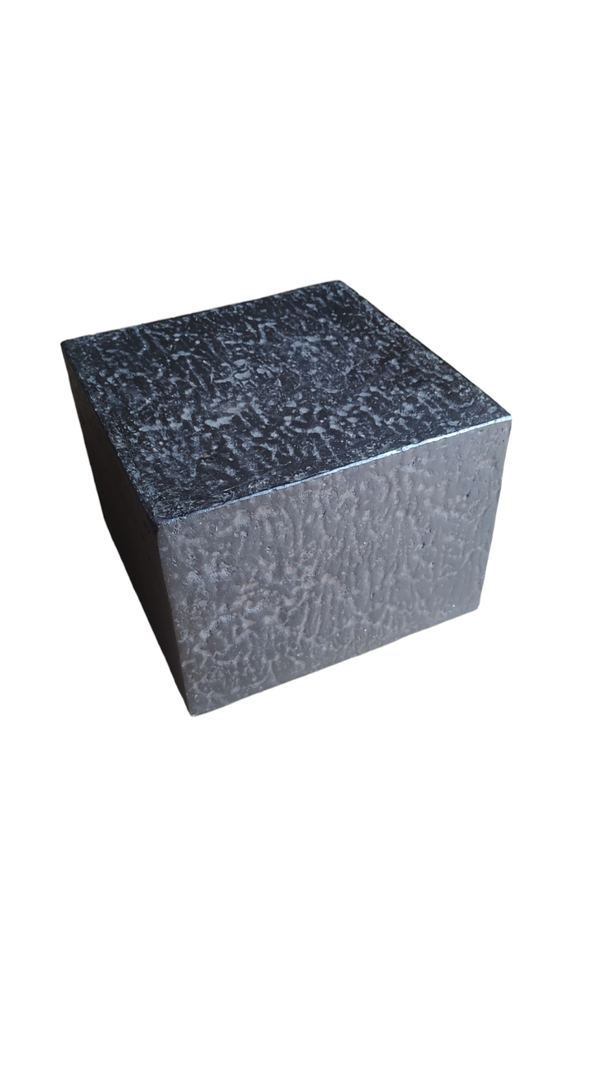 Artificial slate stone Cube table 1970s SOLD