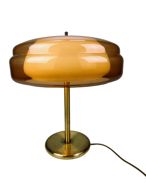 Space age brass table lamp 1970s