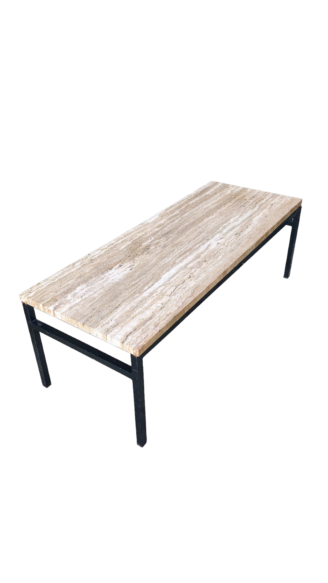 Travertine 1960s coffee table SOLD