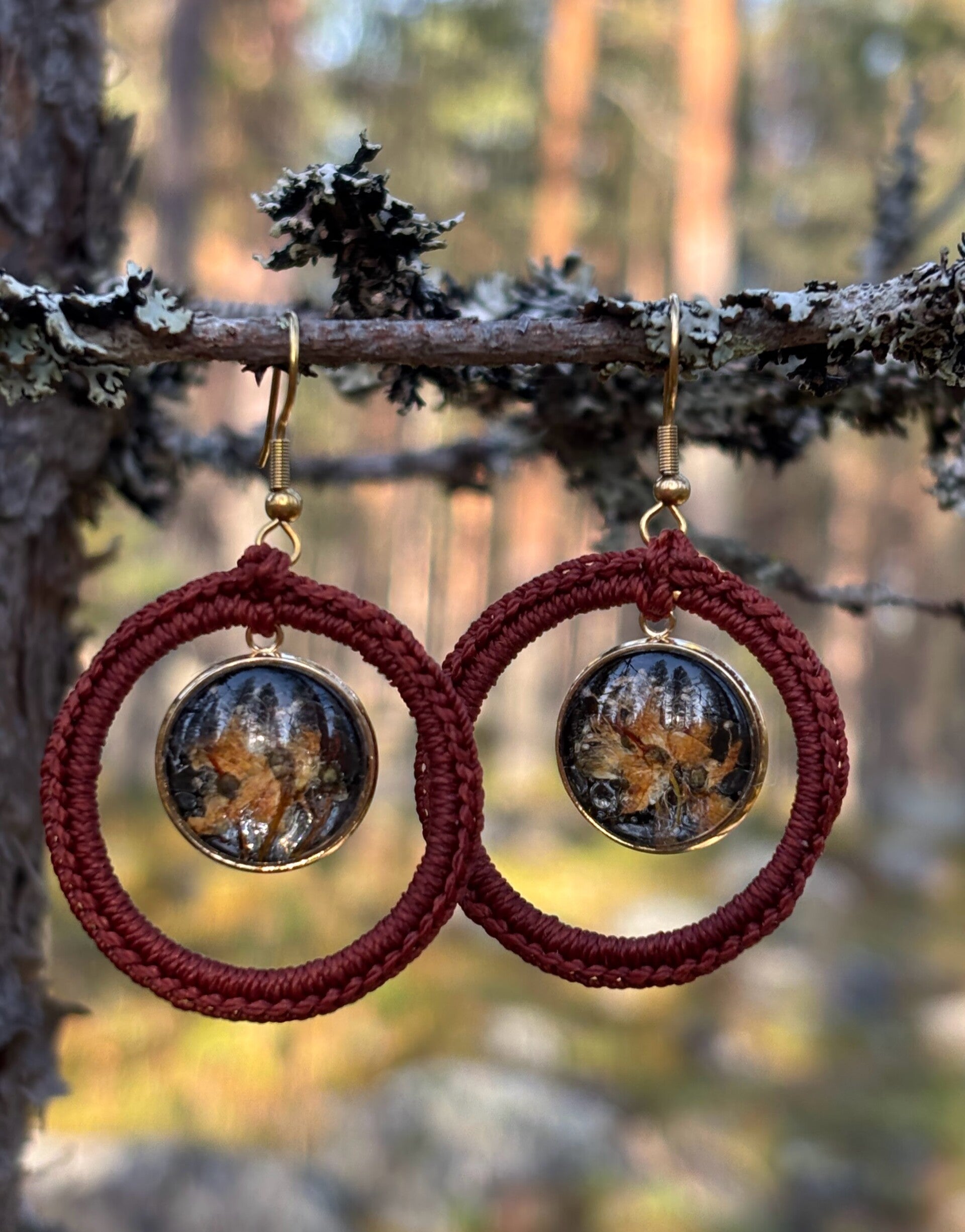 Aune Helena kullattu suopursu ruosteenruskea