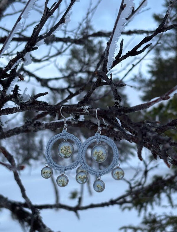 Matilda koiranputki vaaleansininen korvakoru