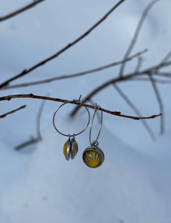 Orvokki keltainen korvarengas