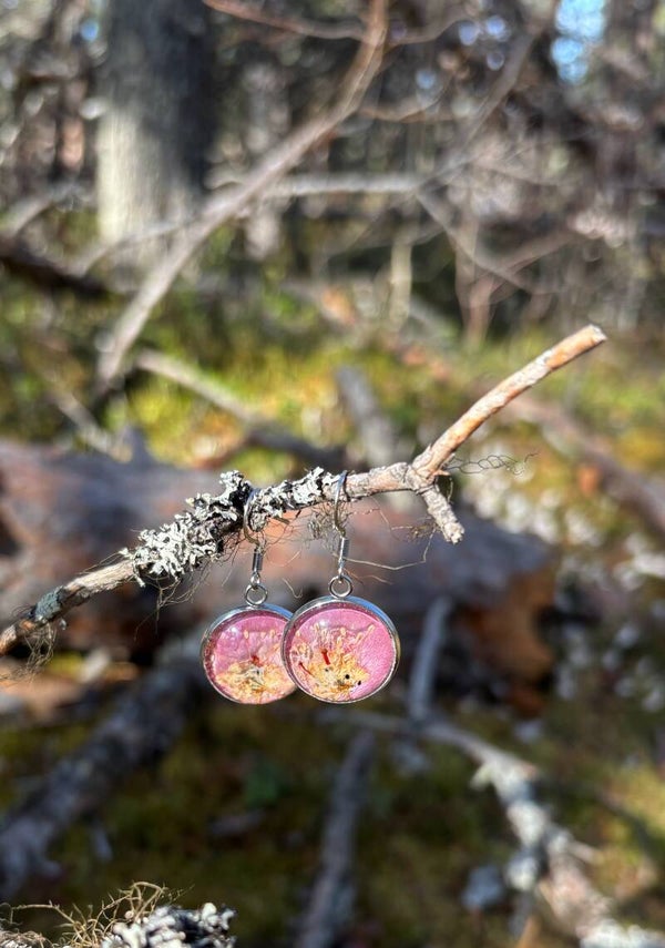 Suopursu ruusunterälhdellä L korvakoru