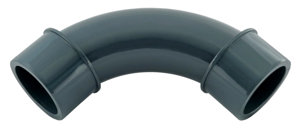 PVC Bocht 90° spuitgegoten PN16 - 75mm - COURBE75