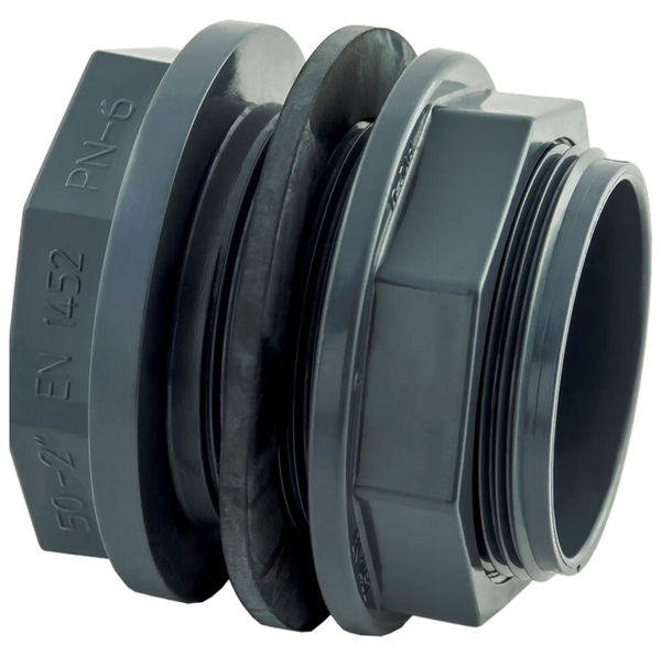 PVC Doorvoer buitendraad PN10 - 50x2"/50 - 7209050