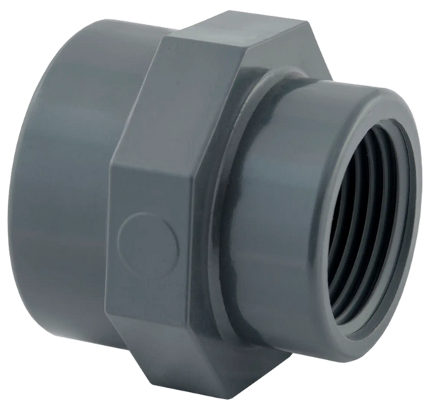 PVC Mof verlopend PN10 - 3/4"x1/2" bi dr - RFF3/41/2