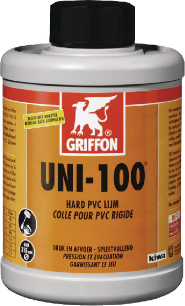 PVC lijm voor vaste buis 250gr