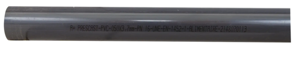 PVC drukbuis 63mm - 16bar - lengte 3mtr - TP63/163P