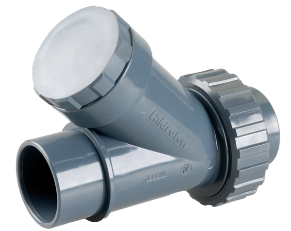 PVC  Terugslagklep Y met kogel PN10 - 75mm enkele wartel - 1510075
